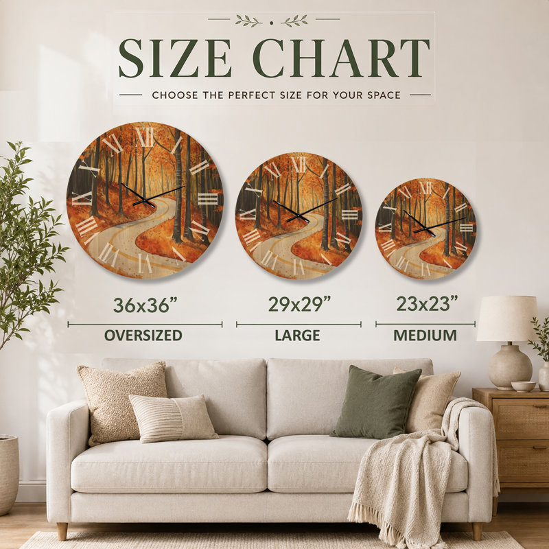 Horloge murale Nature, Medium
