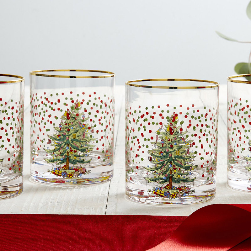 Polka Dot DOF Glasses, Set of 4