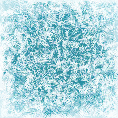 Frost Texture - Wrapped Canvas Print