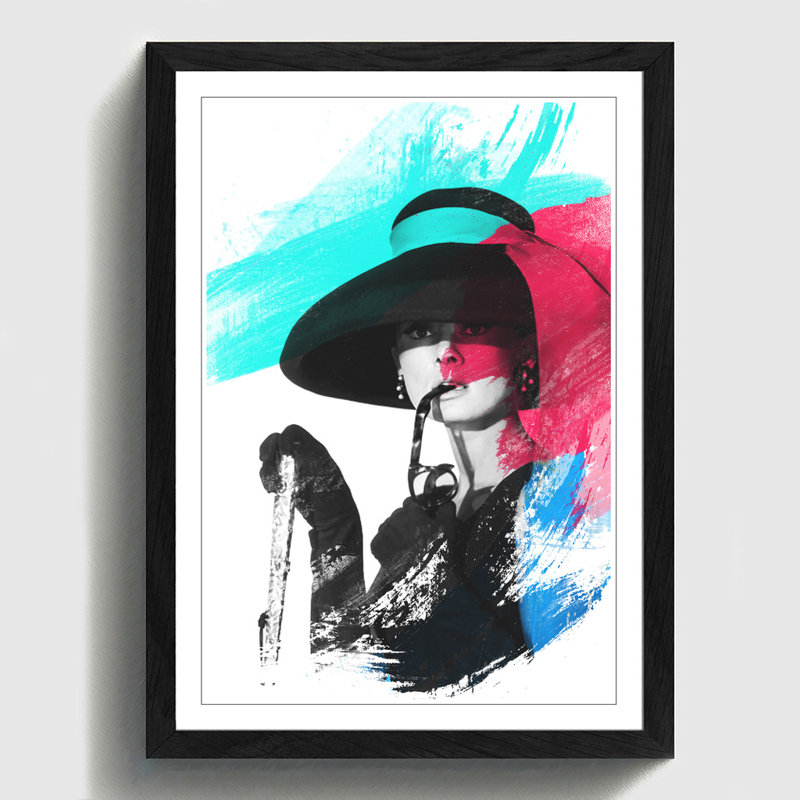 Audrey Hepburn Framed Art - Framed Print