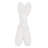 Parker 8" White Ceramic Balloon Dog Sculpture