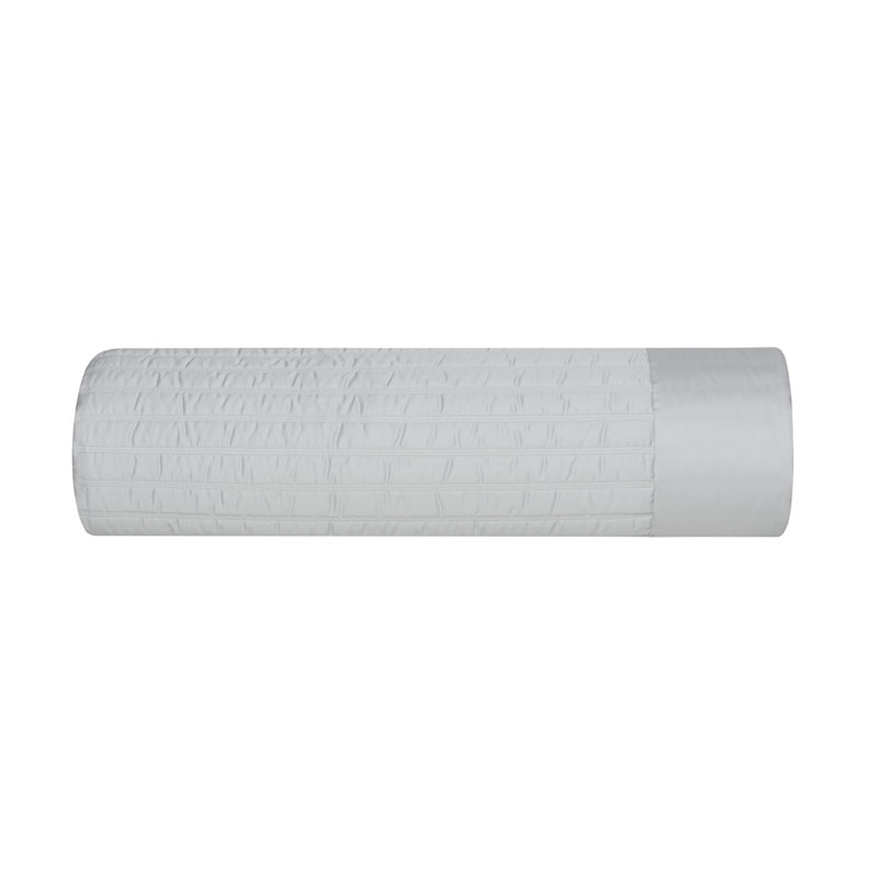 Monroe_Quilted Coverlet, Twin Quilt, Silver