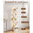 6-Tier Tree Bookshelf — Narrow Floor Standing Bookcase-846025489