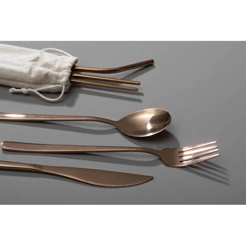 Engelhardt 6 Piece Cutlery Set, Service for 1, Copper