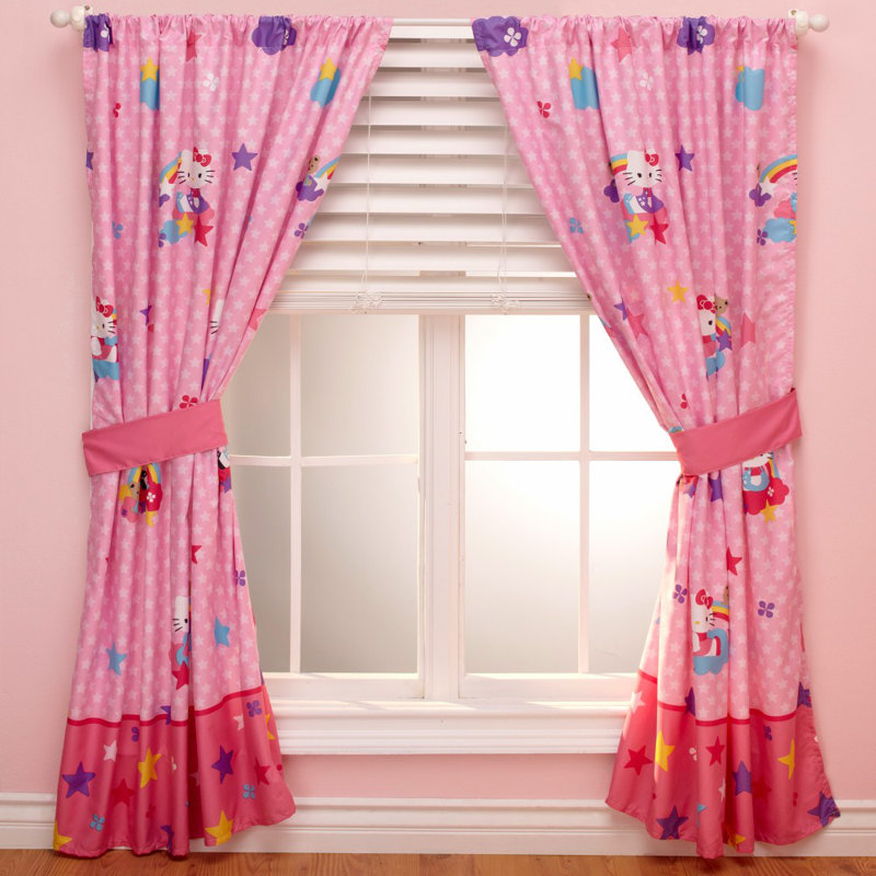 Semi Sheer Sliding Panel Pair
