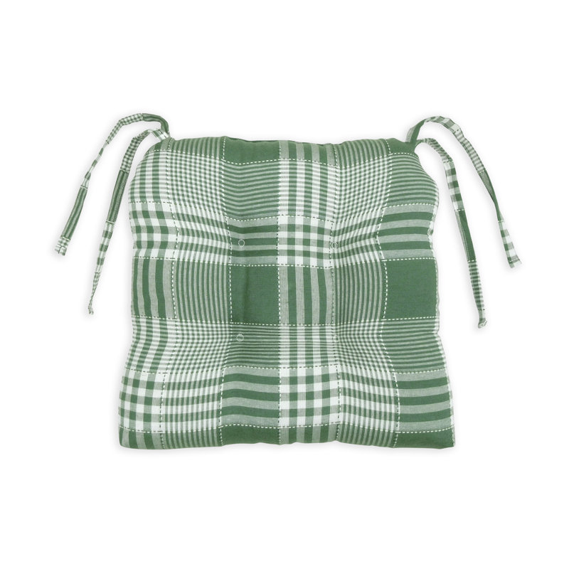 Outdoor 3'' Dining Chair Chair Pad, Olive Green