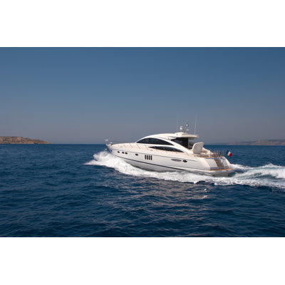 Yacht de luxe - reproduction sur toile tendue