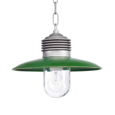 Ampere 1 - Light Aluminium/Copper Cone Pendant