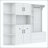 Multifunctional Left-Right Hall Cabinet with 4 Hooks-1870552130