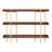 Raines Martha Stewart Emmett 3 Shelf Storage Display Unit Bookcase with Metal Frame-89798271