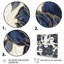 Art mural pivoines bleues et or IV-88544253-110956236