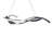 Tidal 1 - Light Black LED Unique/Statement Pendant