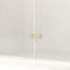 Porte de douche pliante 29-28 "x 72", verre trempé 1/4 "(6mm), cadre en aluminium chromé, film antidéflagrant