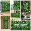 Panneaux de buis, mur d'herbe 20 po x 20 po (20 pièces), mur de plantes, mur de toile de fond d'herbe, écran d'intimité, décoration murale verte protégée contre le soleil pour l'extérieur, l'intérieur, le jardin, la cour et les décorations