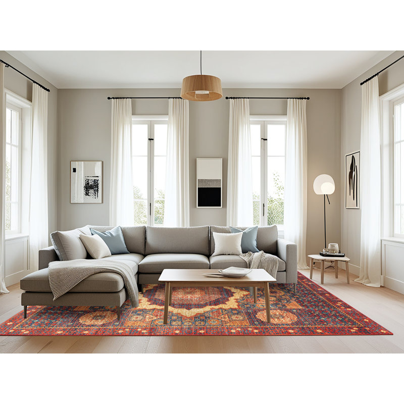 Tapis abstrait moderne 4170, Rectangle 8 pi x 12 pi