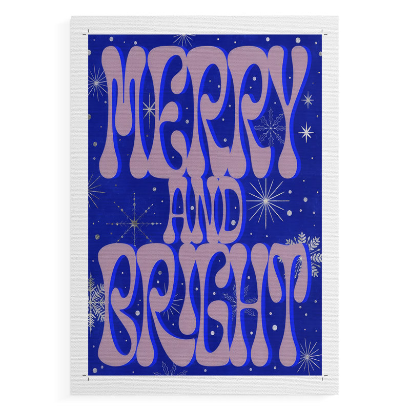 Sparkly Christmas II - Impression sur toile seulement - NON CADRE, H 18 po x l 12 po
