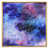 Toile avec cadre flottant or