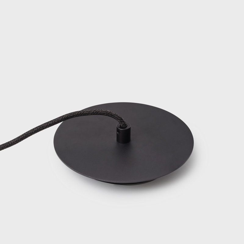 Loop Single Pendant With Sphere III, Silver