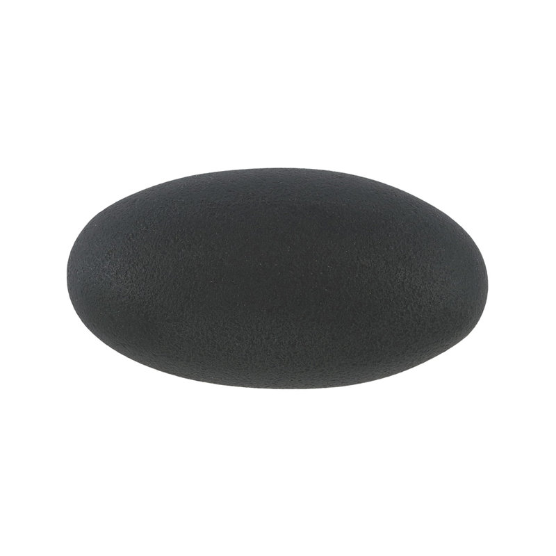Poignée ovale Inspiration, Bronze foncé, H 0,98 po x L 0,9687 po x l 0,9687 po