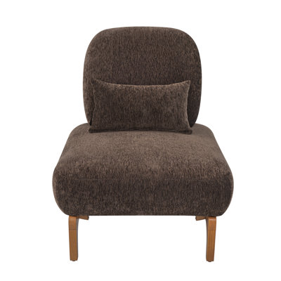 Chaise d'appoint rembourrée sans accoudoirs Hamilton