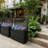 Tall Metal Planter Box, Raised Garden Bed with Trellis