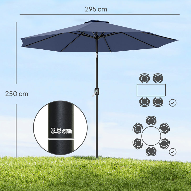 295cm Market Parasol