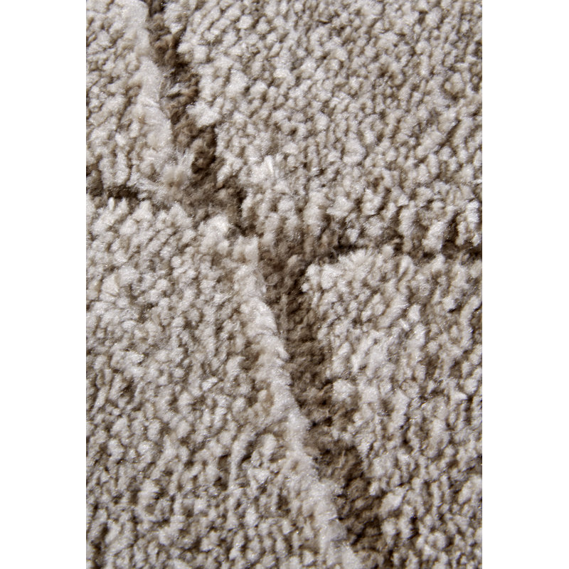 , Beige Gallery Geometric Machine Woven Area Rug, Rectangle 80 x 120cm