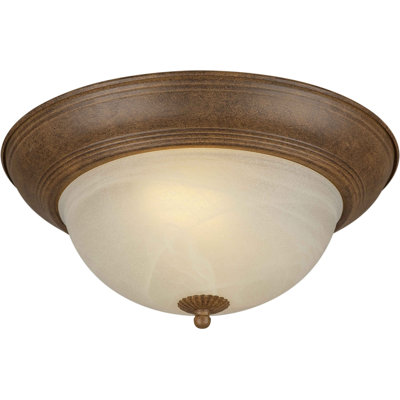 Vosburg Glass Flush Mount