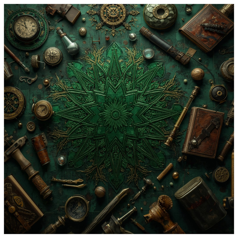 Steampunk Compass Collection Comforter, Twin