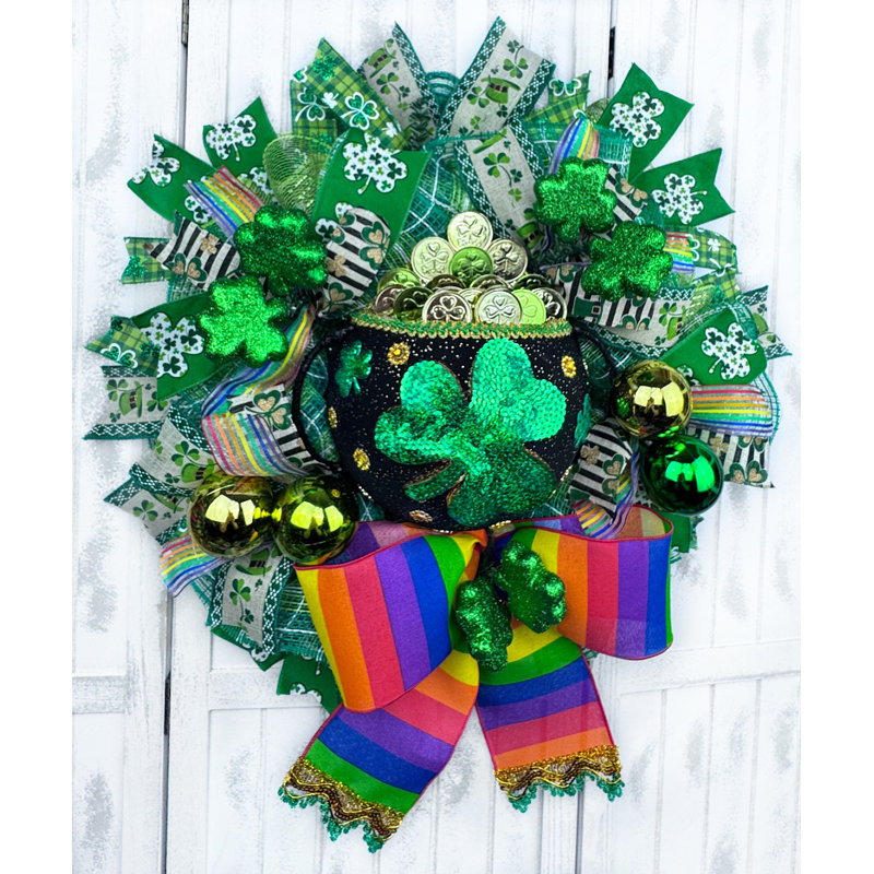 Couronne de lutin en forme de couronne d'or de la Saint-Patrick
