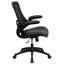Mid-Back Mesh Swivel Ergonomic Task Office Chair with Flip-Up Arms