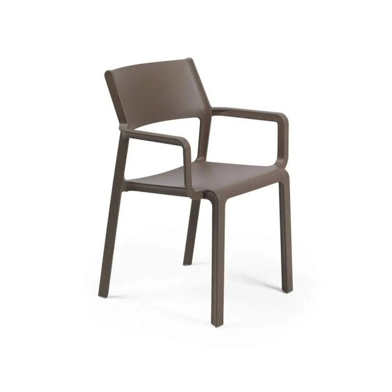 Trill Outdoor Dining Armchair, Tobacco