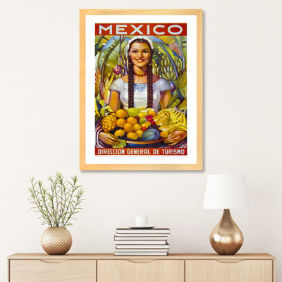 Mexique - impression d'art graphique