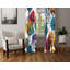 Paire de rideaux semi-transparents en polyester Dymph-672990843