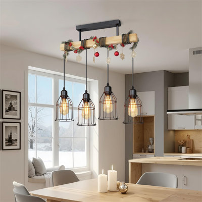 4 - Light Matte Black Pendant