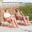 Verona Folding Zero Gravity Sun Lounger-109954500