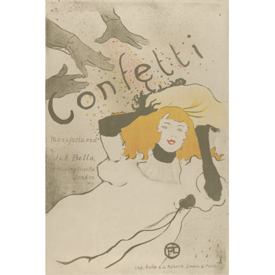 Confetti by Henri de Toulouse-Lautrec - Painting
