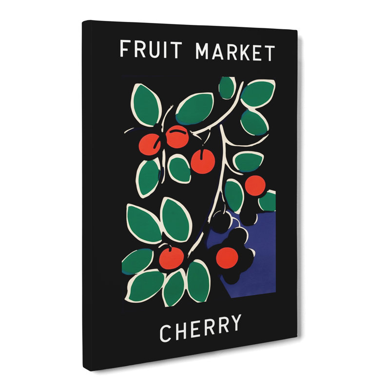 Fruit Market Exhibition Cherry Vol.2 - Wrapped Canvas, 60cm H x 40cm W x 3cm D