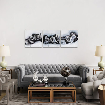 «Beyond The Sky Triptych», ensemble d'art mural sur toile tendue (ensemble de 3)