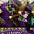 Happy Mardi Gras Wreath