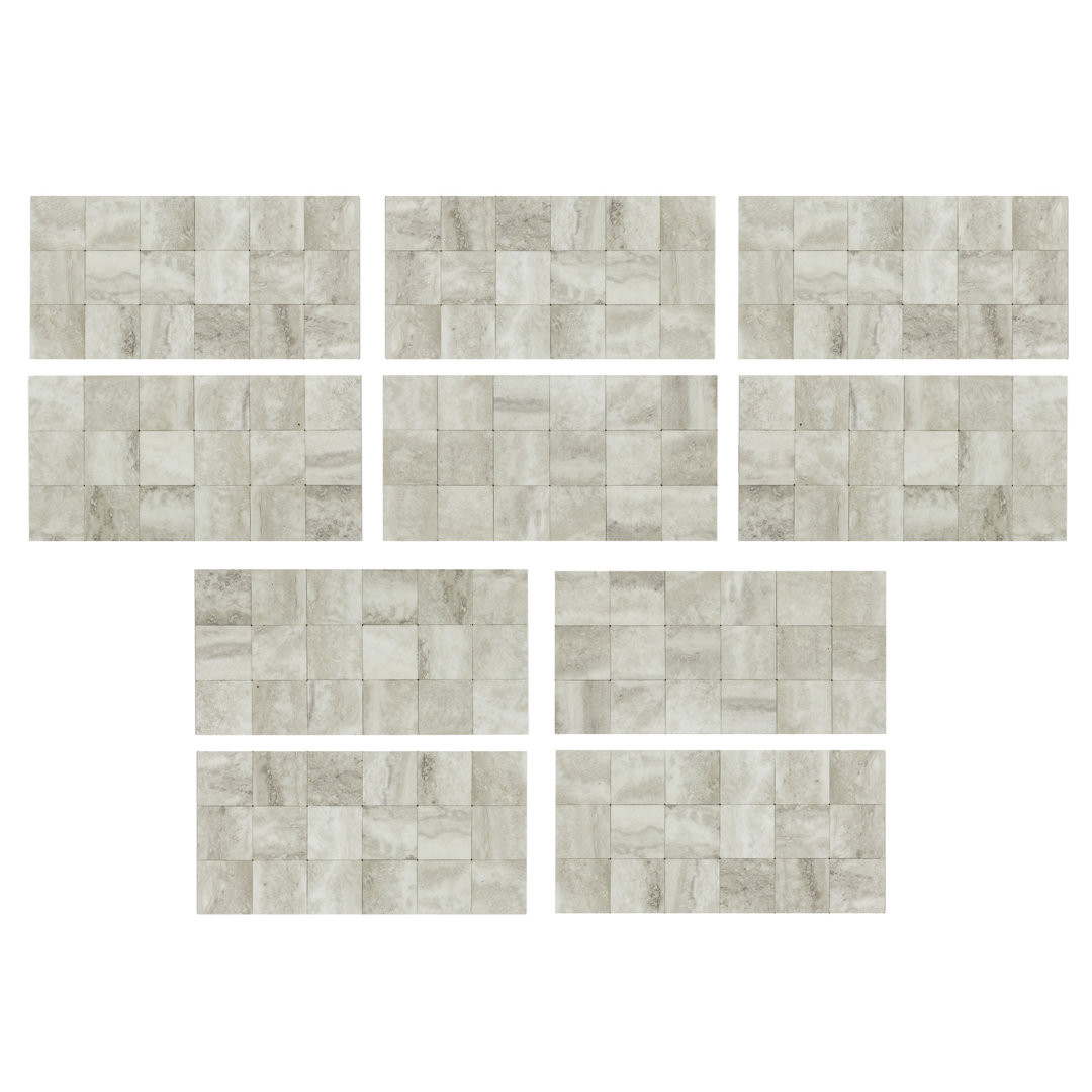 Aspect Collage Peel and Stick Backsplash 5-Pack Aspect 