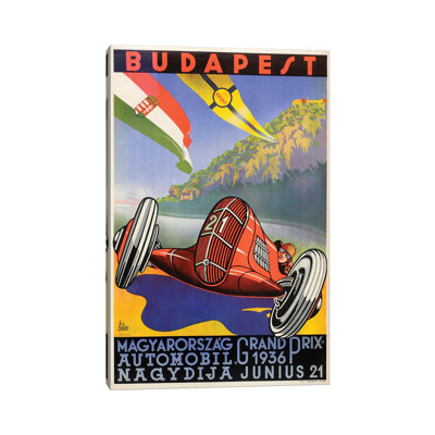 Budapest Grand Prix, 1936 1 Piece Wrapped Canvas Wall Art