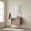 Ensemble de meuble-lavabo simple 30 po avec miroir Breckan