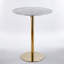 Ensemble de table de bar Modern Gold moderne avec 2 tabourets de bar réglables, table de pub ronde à motif de marbre pour le bar et la cuisine-1715447650