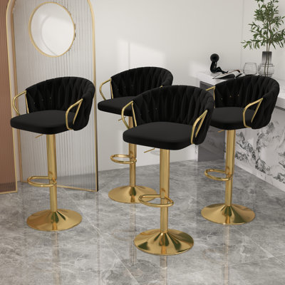 Swivel Adjustable Height Bar Stool