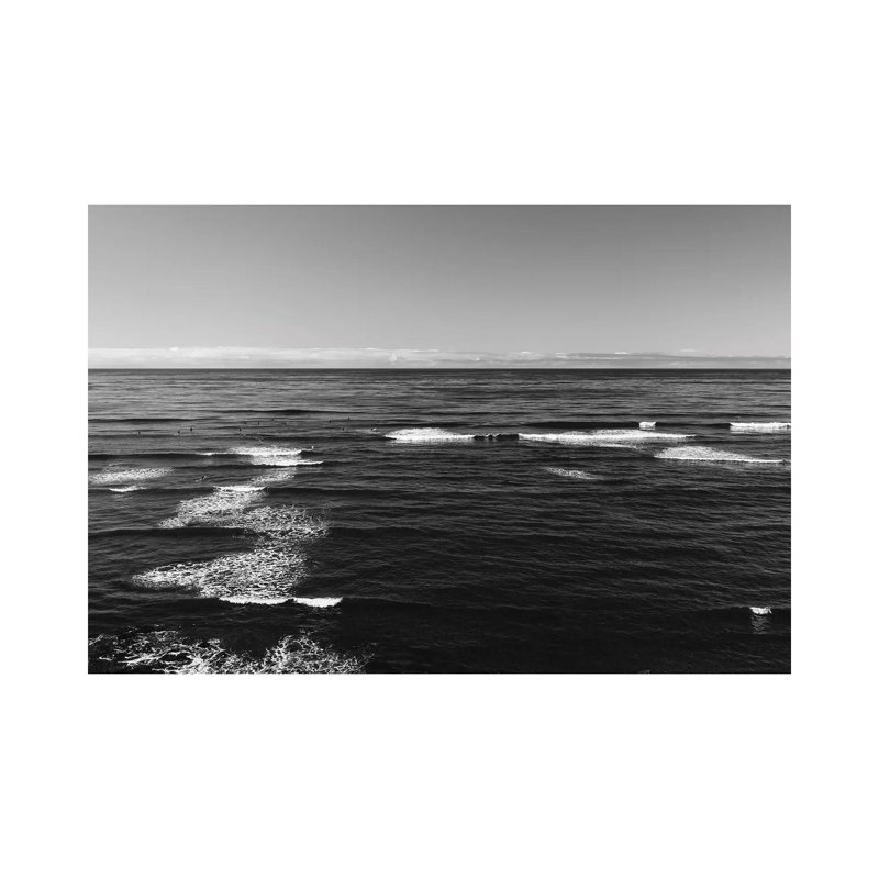 Sunset Cliffs Surfers II by Bethany Young - Print on Canvas, 45.72cm H x 66.04cm W x 3.81cm D, Wrapped Canvas