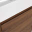 Petit meuble-lavabo flottant de 18 pouces avec lavabo simple, convenant à une petite salle de bain