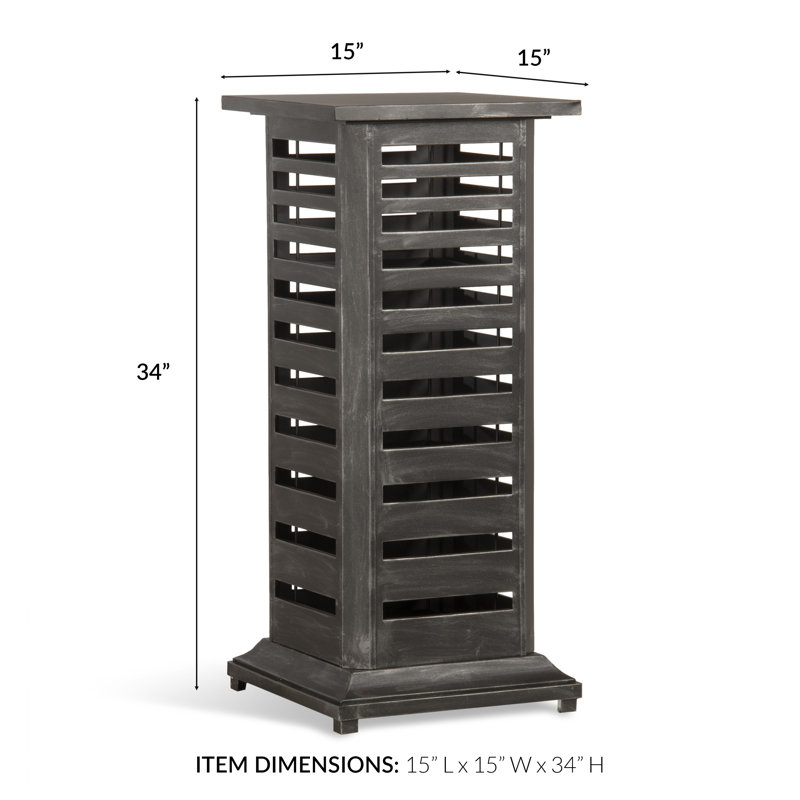 Aria 34'' H Aluminum Floor Lantern
