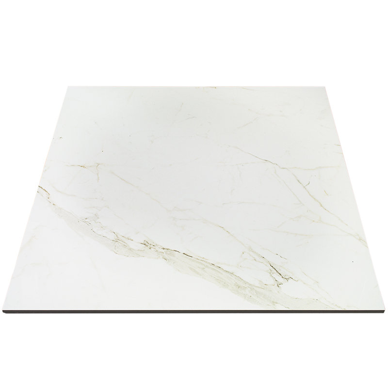 Calacatta 12 in. x 24 in. x 10mm Polished Porcelain Floor and Wall Tile