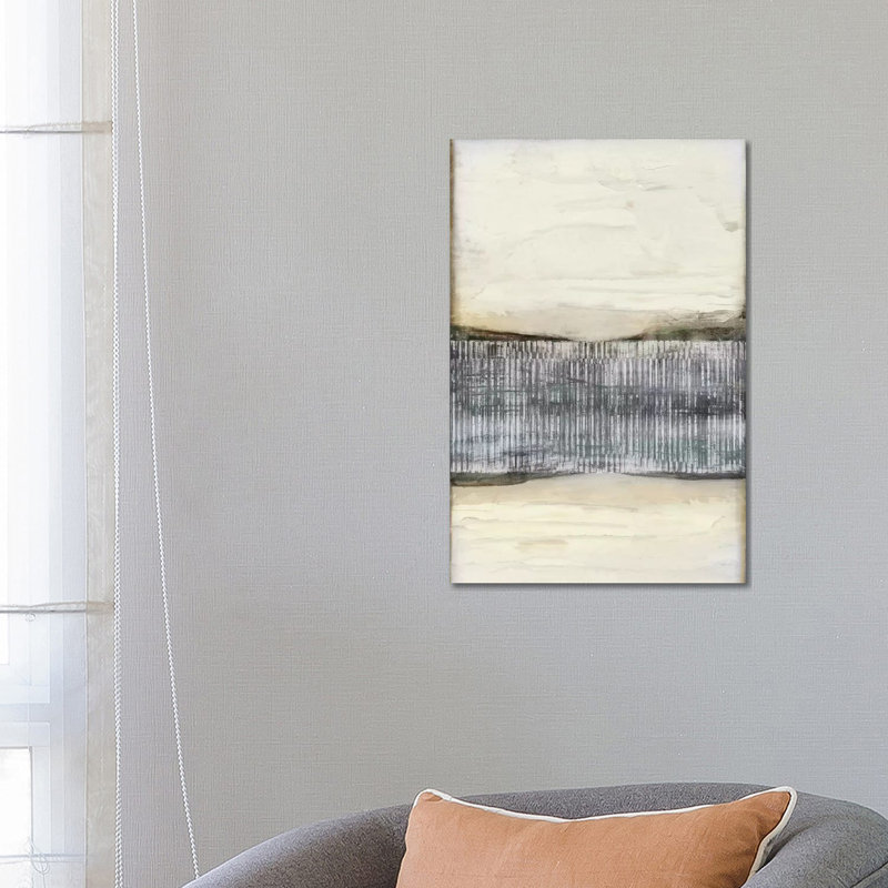 Divided Horizon I by Jennifer Goldberger - Wrapped Canvas Painting, 66.04 cm H x 45.72 cm W x 1.91 cm D
